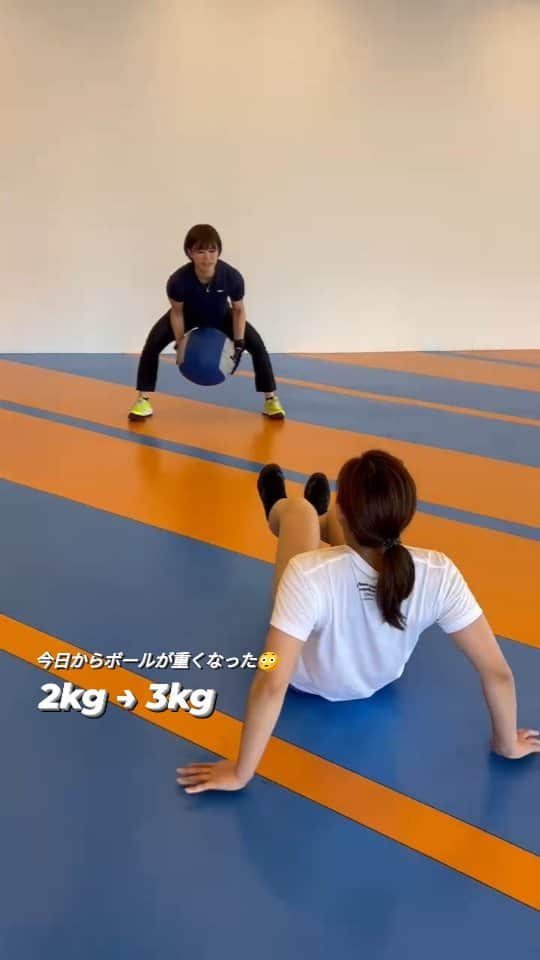のインスタグラム：「🏃‍♀️仁井トレサタデー🤸  ボールとラダーとインターバルと… しっかり追い込みました🫡🫡🫡  #カーリング #フォルティウス #トレーニング」