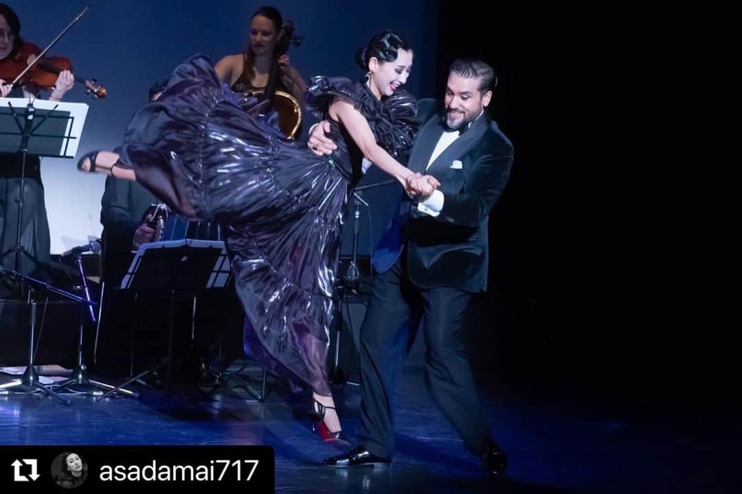 山口りさのインスタグラム：「まいちゃん🖤  #Repost @asadamai717 with @use.repost ・・・ 𝑷𝒆𝒅𝒂𝒄𝒊𝒕𝒐 𝒅𝒆 𝒄𝒊𝒆𝒍𝒐 ⁡  𝐹𝑒𝑟𝑛𝑎𝑛𝑑𝑜 𝑀𝑎𝑖 ⁡ 𝑀𝑢𝑐ℎ𝑎𝑠 𝑔𝑟𝑎𝑐𝑖𝑎𝑠 @fernandorodrigueztango  ⁡ 𝘙𝘈𝘔𝘐𝘙𝘖 𝘎𝘈𝘓𝘓𝘖𝘠 𝘚𝘜 𝘎𝘙𝘈𝘕 𝘖𝘙𝘘𝘜𝘌𝘚𝘛𝘈 特別来日公演 ⁡ @almamusica_official  ⁡ 𝐷𝑟𝑒𝑠𝑠 @njucostume  ⁡ 𝐻𝑎𝑖𝑟 𝑎𝑛𝑑 𝑀𝑎𝑘𝑒𝑢𝑝 @hairmakeupbylisayamaguchi  ⁡ 𝑃ℎ𝑜𝑡𝑜 𝑆ℎ𝑖𝑛𝑦𝑎 𝑤𝑎𝑡𝑎𝑏𝑒」