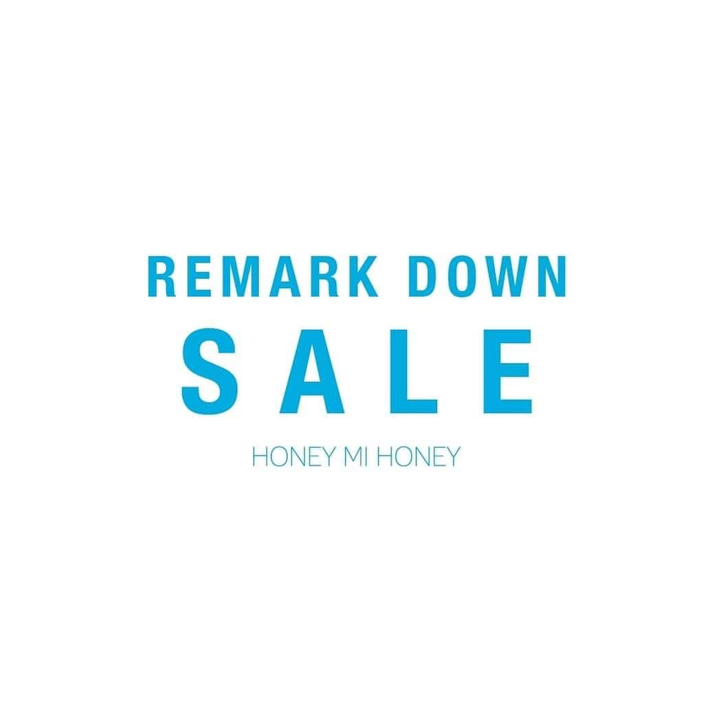 HONEY MI HONEY OFFICIALさんのインスタグラム写真 - (HONEY MI HONEY OFFICIALInstagram)「【REMARK DOWN SALE】  本日よりセール商品が更に10%OFFのREMARK DOWN SALEがスタート  @honeymihoney_official  #HONEYMIHONEY #TOKYO #omotesando #harajuku #remarkdown #SALE」7月22日 12時52分 - honeymihoney_official