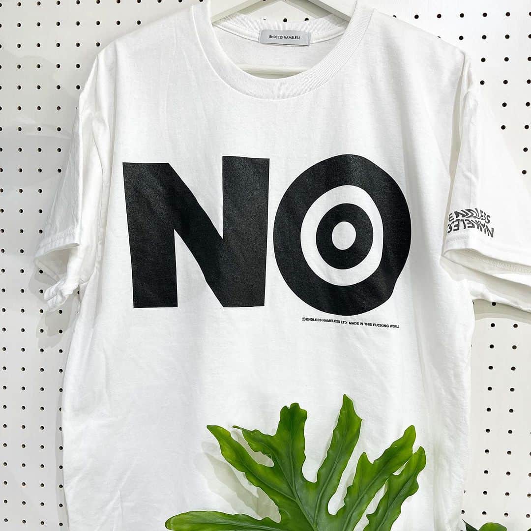 ジャムルのインスタグラム：「OPEN UNTIL 7:00PM . @endless_nameless.ltd  'NO...' Tee ¥5000+tax(5500) . RESTOCK! . WEB SHOP 入荷は明日7/23 20:00となります。 よろしくお願いいたします🙇🏼‍♂️ .  #jammru#endless_nameless_ltd  #osaka  #fashion  #streetstyle  #streetfashion  #vtg  #vintage  #used  #usedclothing  #古着 #古着屋 #ファッション #70s #80s #90s」