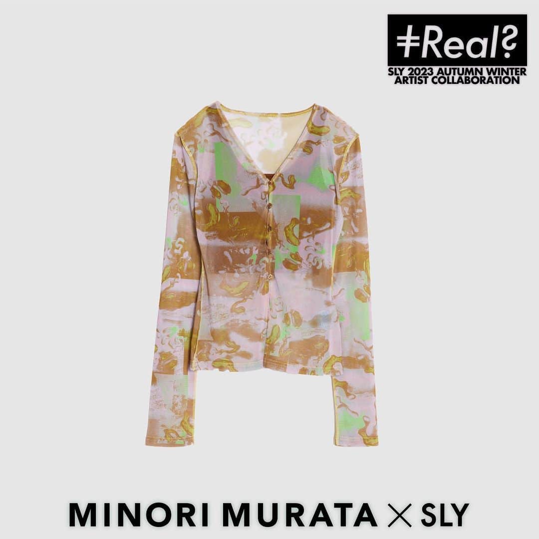 のインスタグラム：「MINORI MURATA X SLY @survival_dance _____________________________________________ 「現実と仮想空間、相反する二つの世界」 SNSやAR/VRが生活に浸透している今 現実世界での価値観も大きく変化しつつあります。 そこに目を向けた時、未来のあり方が変わってくるかも? 今回のコラボレーションではSLYが注目するアート界で活躍を見せる 異なるSTYLEの魅力を持つ三名のアーティストに、 それぞれが考えるリアルと非リアルについて表現していただきました。 ARTWORKから垣間見える、 多様な顔を持つ彼らのリアリティ表現に迫る事で、 あなたの未来に対するヒントが何か見つかるかもしれません。 ㅤㅤㅤㅤㅤㅤㅤㅤㅤㅤㅤㅤㅤ シーズンコラボレーション第1弾は 相反する自然とデジタルをテーマに掲げ展開。 デジタル化の浸透と比例するように自然へ足がむく私たち。 どちらに偏ってもアンバランスということを、 本能が教えてくれているのかもしれません。そこで、 ナチュラル世界観と未来的なグラフィックを得意とし活躍する MINORI MURATAさんに、 今を取り巻く環境問題と仮装空間を彼女なりの世界観で グラフィックに落とし込み表現いただきました。  _____________________________________________ #notequalreal #MINORIMURATAxSLY #SLY #SLY_fav」