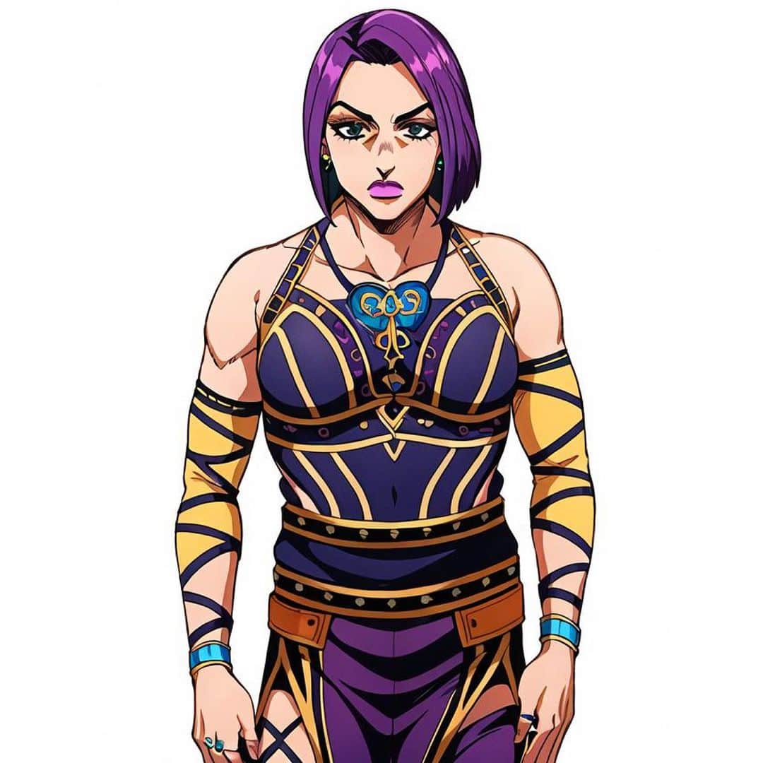 DASH・チサコのインスタグラム：「#AIMirror  I am became that famous character😆  #仙女  #sendaigirlspro #女子プロレス #プロレス  #SENJO #dashchisako」