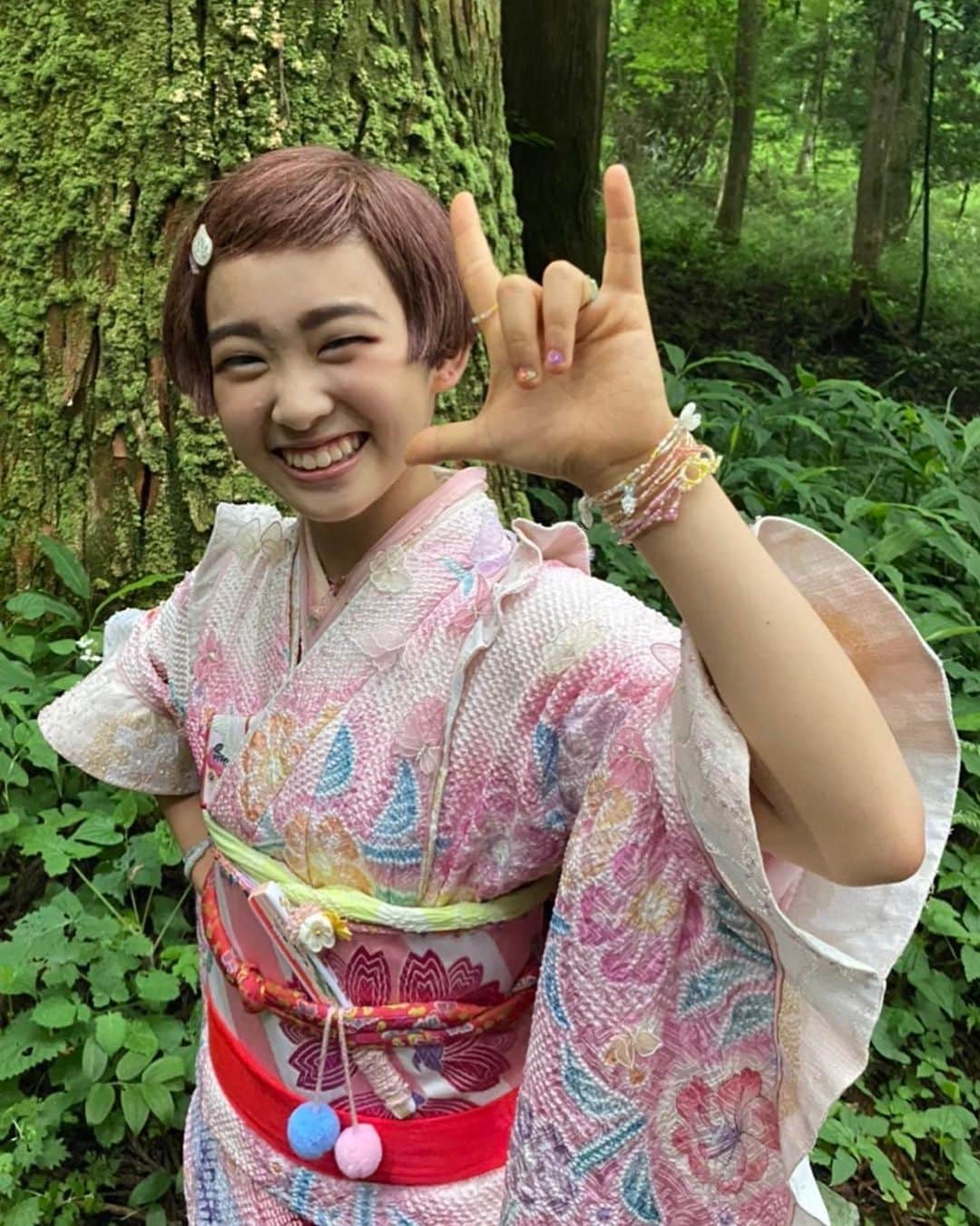 村山輝星のインスタグラム：「_ 🍑新CM「ココロオドル体操」篇がスタート 🍑  村山輝星が、桃姫役で出演しております、 au 三太郎の新CM「ココロオドル体操」篇が公開中です🆕  是非ご覧ください👀✨ そして！桃姫と一緒に踊りましょう〜！  #PR #au_kddi #ココロオドル夏 #村山輝星 #劇団東俳 #Tプロジェクト #auのCM #au三太郎 #桃姫」
