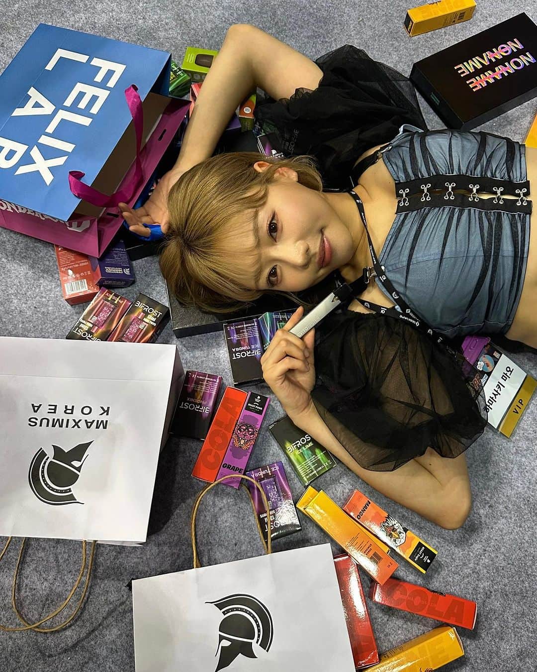 浜崎真緒のインスタグラム：「VAPEevent」