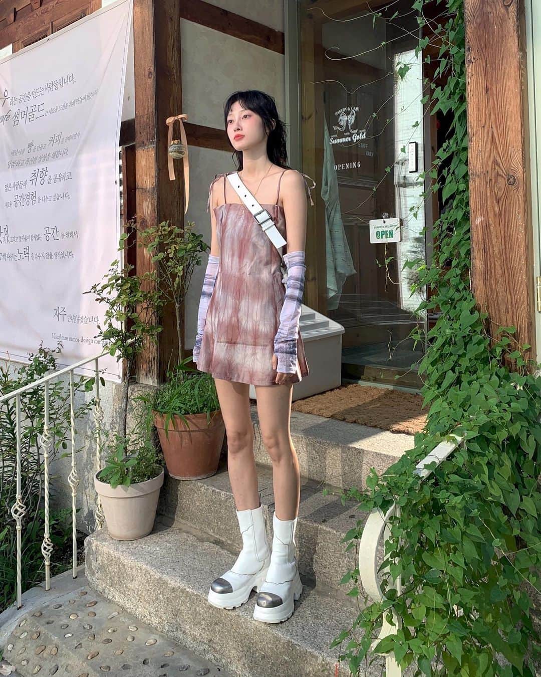 Soyu（Marie）のインスタグラム：「덥다」