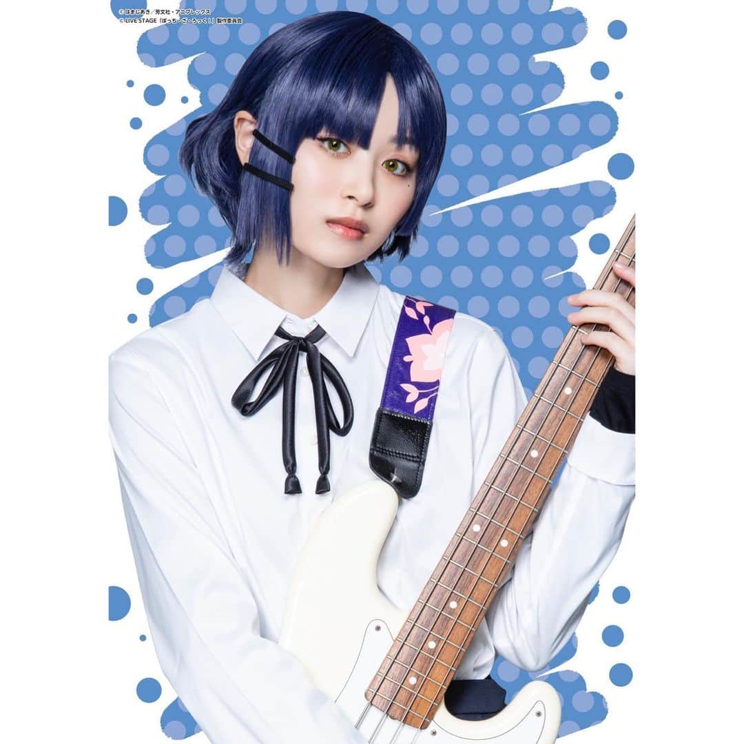 のインスタグラム：「⁡ ⁡ LIVE STAGE「ぼっち・ざ・ろっく！」 結束バンド、そして山田リョウの キャラクタービジュアルが公開されました🫧 ⁡ 素敵な舞台をお届けできるように頑張ります。 ⁡」