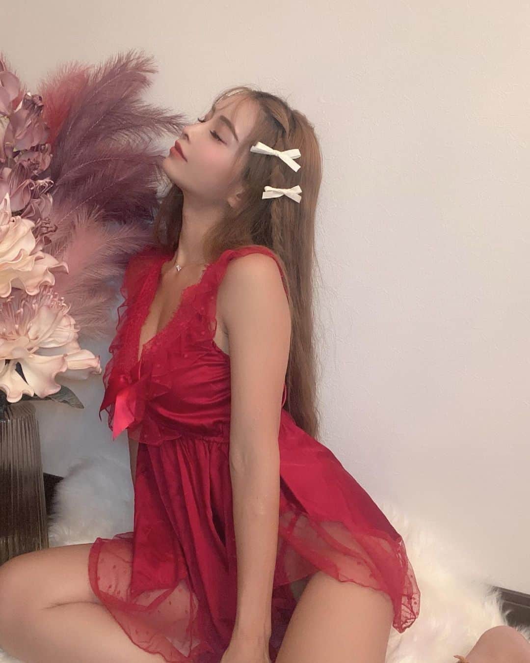 MARIKOのインスタグラム：「. . ベビードール🦋❤️ たまには雰囲気変えるのもいいよね💞 @graxia_official  他にも可愛いベビードール いっぱいあるよー🫶 . . . . . . . . . #ベビードール  #肌着 #下着 #ランジェリー  #lingerie」
