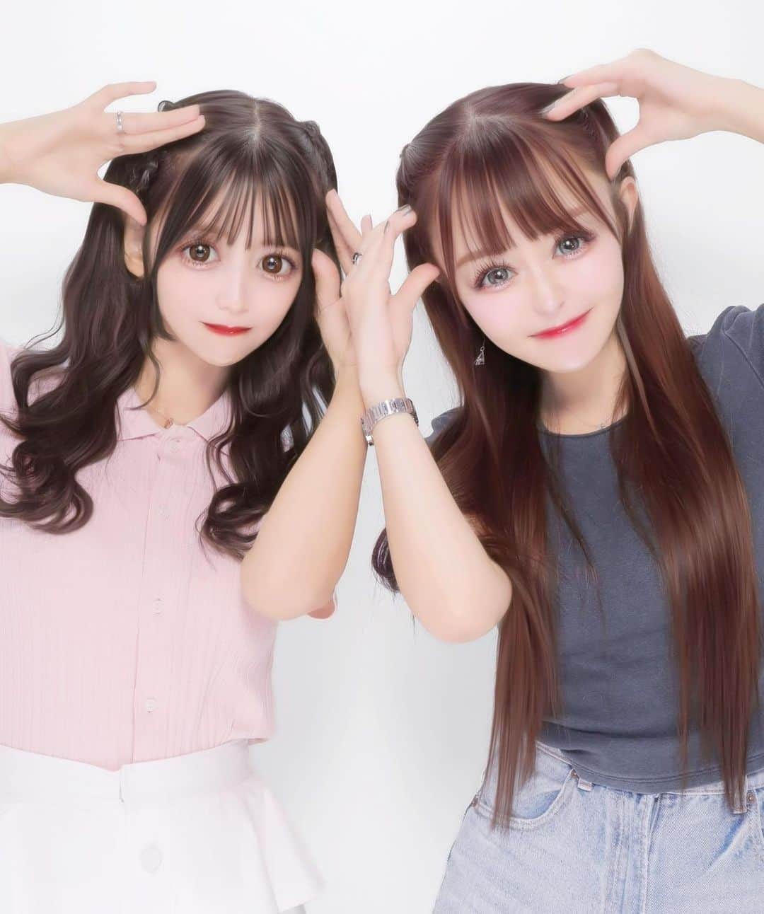 歩乃華（ほのらん）のインスタグラム：「ほのゆんでMelTV再現しました🥰 歳が追いつきません、、☁️ YouTube観てくれたら嬉しいです、！」