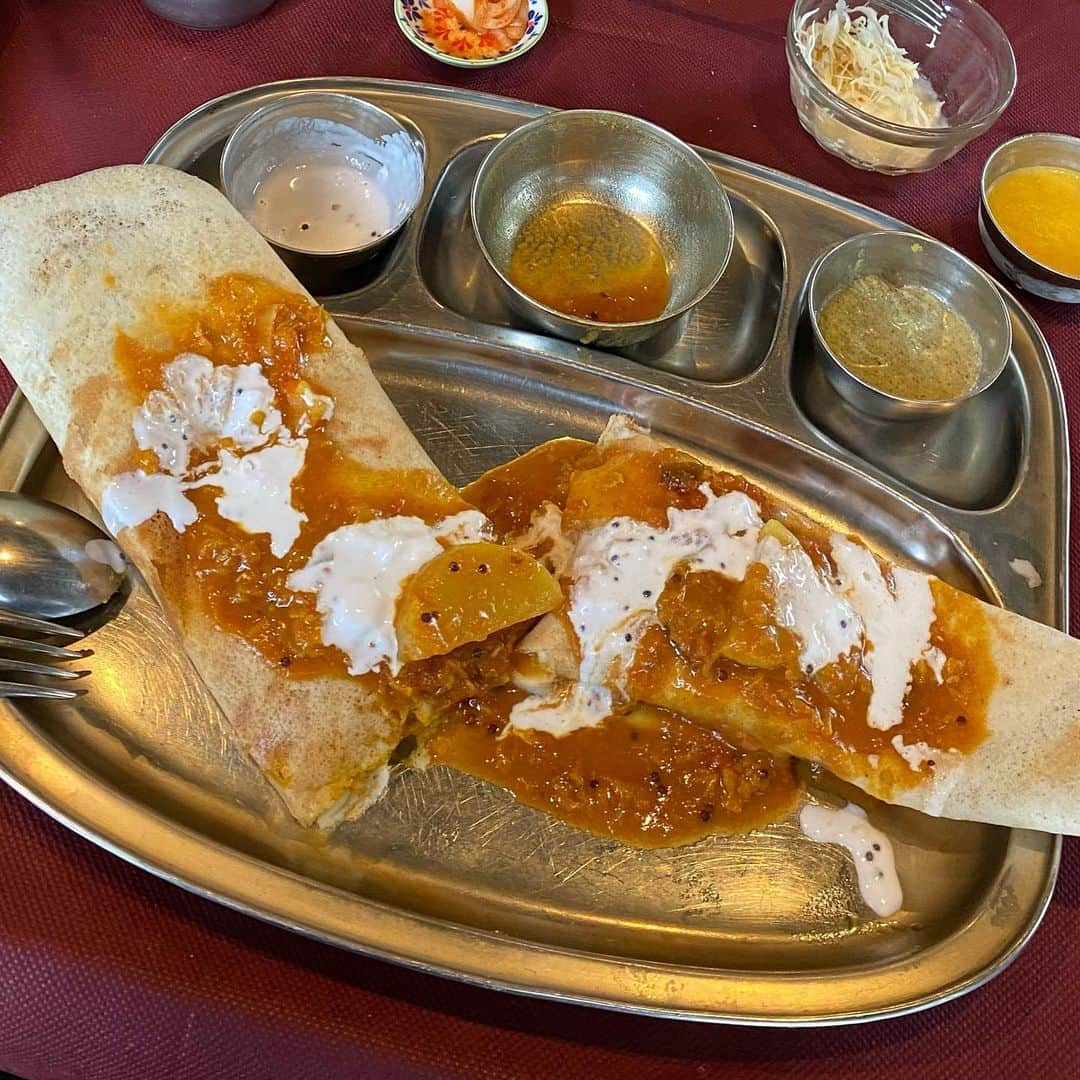 濱正悟さんのインスタグラム写真 - (濱正悟Instagram)「I love masala dosa. #エーラージ #東池袋 #うるとらかれーらばー」7月22日 19時30分 - hamastagram822