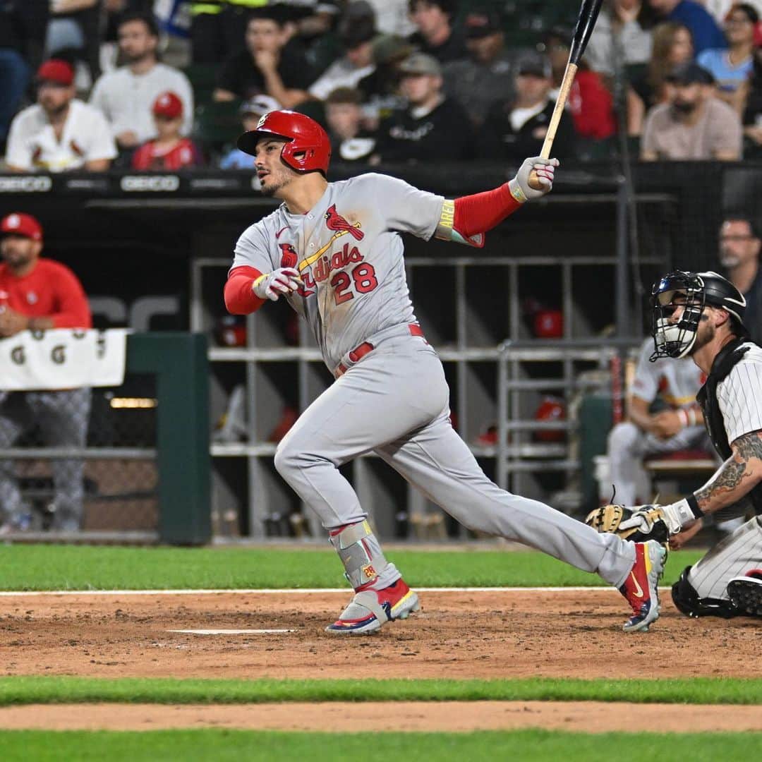 セントルイス・カージナルスのインスタグラム：「Nolan Arenado: One of the hottest hitters on the planet.」
