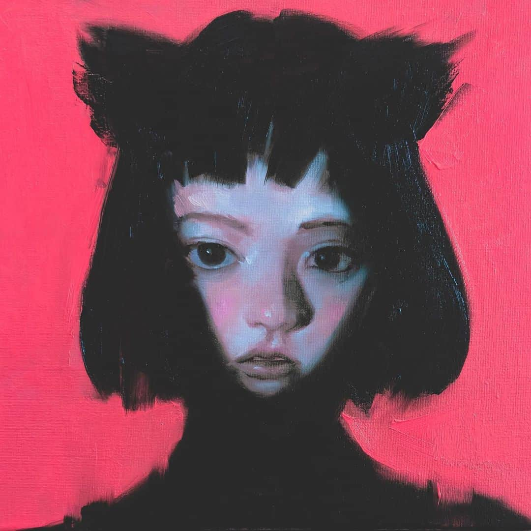 古塔つみさんのインスタグラム写真 - (古塔つみInstagram)「Prototype cat_oil I see a lot of potential in digital painting, but I also feel its value is diminishing. A more humanistic irregularity will be required. . . . . . . . . ​​#portrait #drawing #painting #sketch #paint #art #artwork #manga #japanart #illustrator #contemporaryart #illustration #illustrationartists #anime #comic #cartoon」7月8日 4時52分 - cotoh_tsumi