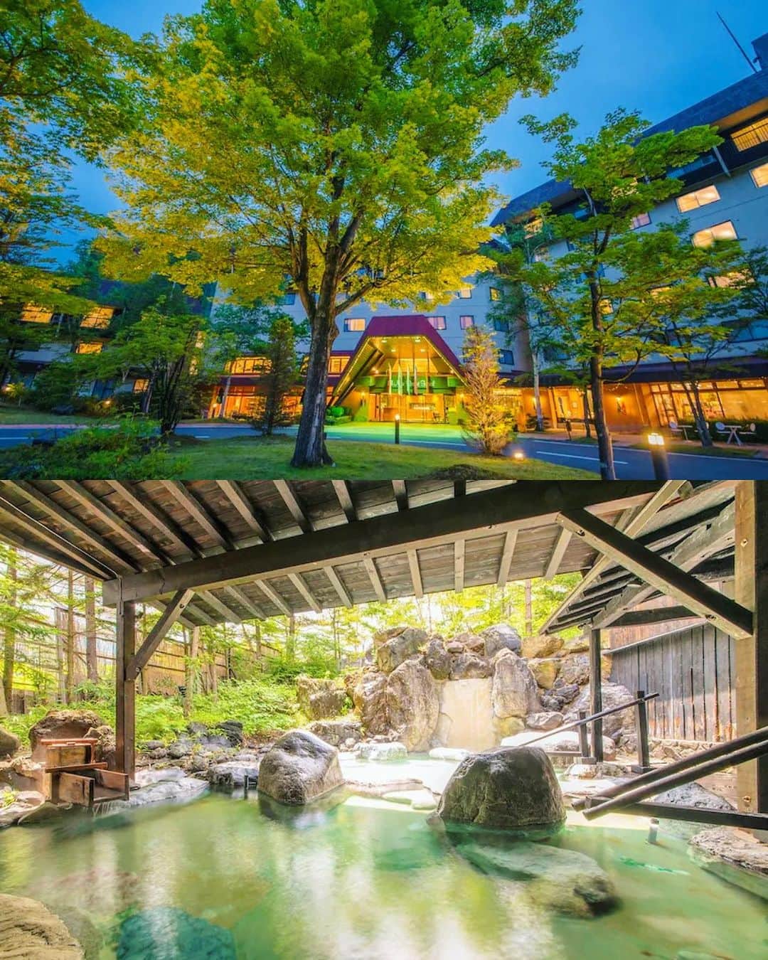 JAPAN TRIP 大人旅〜厳選の宿〜さんのインスタグラム写真 - (JAPAN TRIP 大人旅〜厳選の宿〜Instagram)「．@kusatsunowresort__official 豊かな自然に囲まれた標高約1,200mの草津高原に位置する、極上のリゾート体験ができる宿。  草津温泉には大きく分けて6つ、小さなものを含めると約100もの源泉があるそうです。  草津温泉の恵みを引き立てる露天風呂や源泉掛け流しの内湯で、心も体もリラックス。ジャグジー、サウナも完備。  多彩な客室が揃い、森を望むビューバス付きの客室や露天風呂付き客室なども用意され、各種ニーズに対応。静寂な時間を過ごすための理想的な空間です。  食事は、地元の新鮮な食材を活用した多彩なメニューが楽しめるレストランが揃っています。和洋中のビュッフェ、フレンチ、和食、中国料理と、ゲストの舌を満足させる選択肢が豊富に揃っています。  心からのリラクゼーションと美食の時間をお楽しみください。  ＝DATA＝＝＝＝＝＝＝＝＝＝＝＝＝＝＝＝＝ 📍草津ナウリゾートホテル @kusatsunowresort__official  ■ 群馬県吾妻郡草津町白根750 ■ 149室 ■ IN 15:00～／OUT 10:00 ■ 2名：50,000円～（夕朝食付） ※目安料金です。料金は施設に確認ください。 ＝＝＝＝＝＝＝＝＝＝＝＝＝＝＝＝＝＝＝＝＝  🔸温泉 🔸源泉掛け流し 🔸露天風呂付き客室 🔸露天風呂 🔸貸切風呂 🔸大浴場 🔸サウナ 🔸ディナービュッフェ 🔸屋内プール 🔸子供可 🔸ペット不可  #群馬旅行 #群馬ホテル #関東近郊 #関東温泉 #草津温泉 #湯畑 #温泉旅行 #温泉旅館 #露天風呂付き客室 #露天風呂 #onsen #ryokan   #大人旅jp #大人旅 #大人旅の宿 #国内旅行 #家族旅行 #ご褒美旅行 #贅沢旅行 #記念日旅行 #japantrip #japantravel」7月8日 9時55分 - otonatabi_jpn