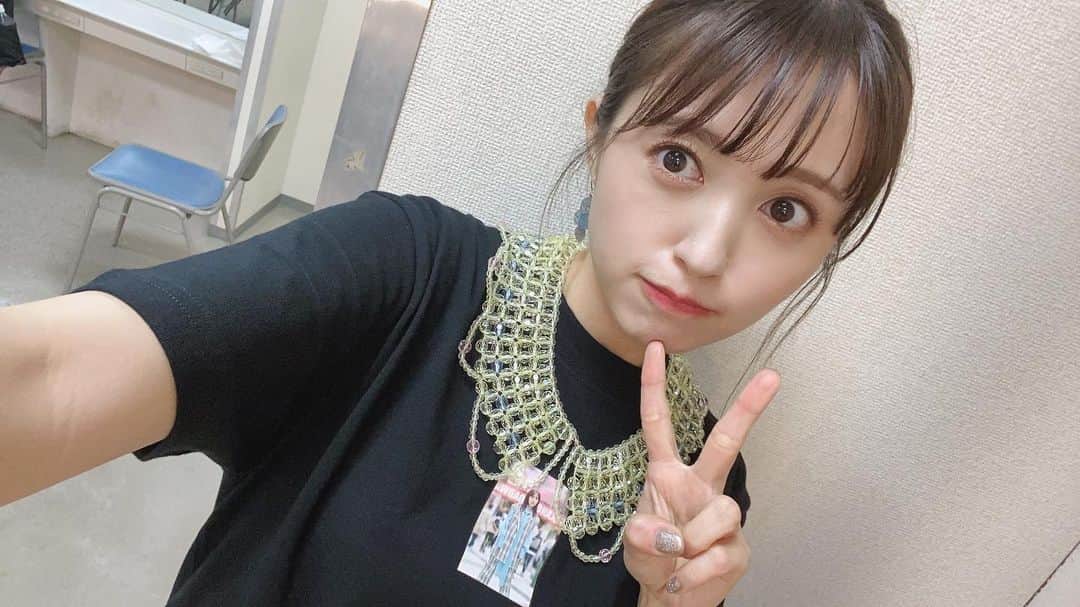 逢田梨香子のインスタグラム：「🗓️06.03 さよなら中野サンプラザ音楽③  アンコールのお衣装👗 つけ襟に花柄スカート可愛かった🌼」
