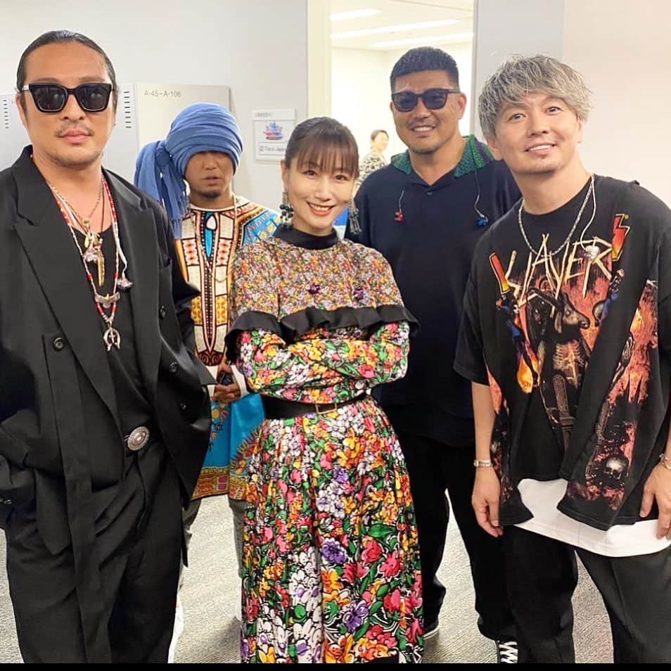 HAN-KUNのインスタグラム：「Mステでした  ありがとうございました  素敵なアーティストと」