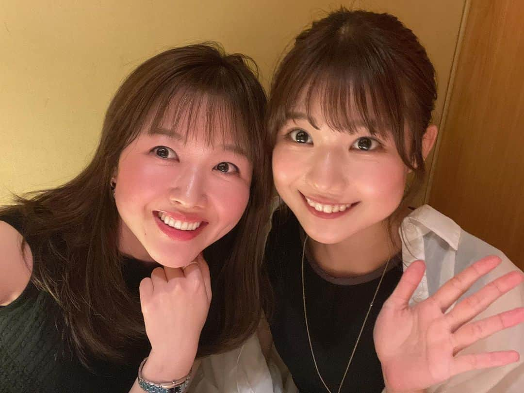 加藤響子さんのインスタグラム写真 - (加藤響子Instagram)「後輩のお祝い🥂 本当に真面目でがんばりやさんで 私と正反対😍」7月8日 21時06分 - katokyooooooooo