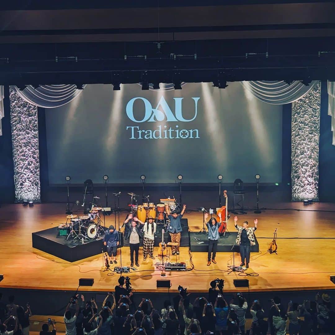 磯部正文のインスタグラム：「⁡ ⁡⁡OAU ⁡Tour 2023 Tradition 札幌公演の時に1分くらいしか観れなかったけど⁡ ⁡今日は全編楽しんだし 曲も言葉もじんわり沁みた⁡ ⁡素晴らしいライブだった⁡ ⁡⁡ ⁡#oau」