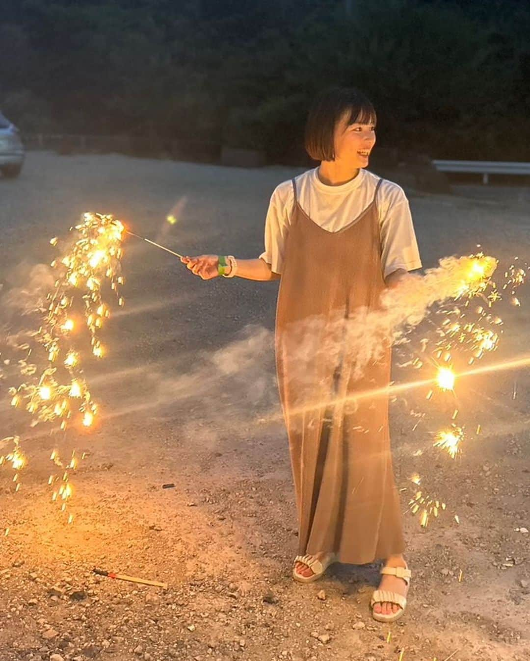 葉月つばささんのインスタグラム写真 - (葉月つばさInstagram)「夏のイベントやってきた！ BBQと花火楽しかったぁ🍖✨️ 満枠もありがとうございました～   #グラビア #アイドル #イベント   #idol #photo」7月8日 21時16分 - 2basa_kodama