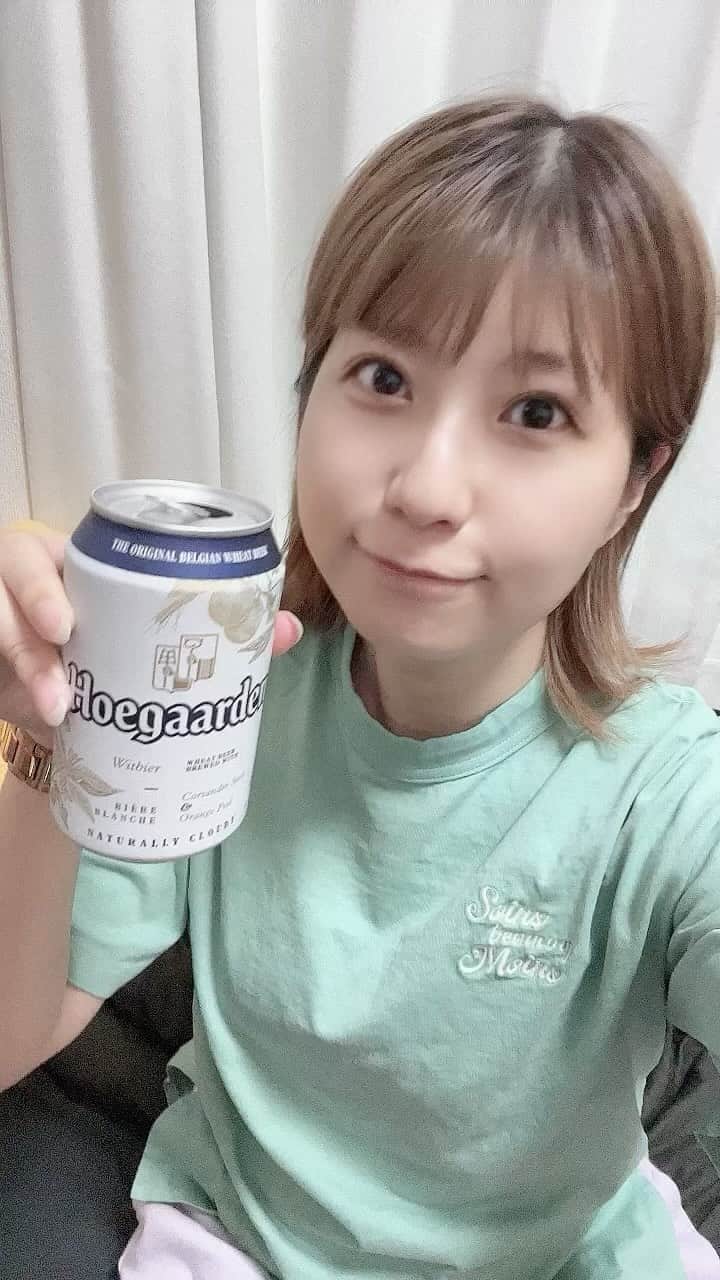 天野麻菜のインスタグラム：「ビール女子。3532」