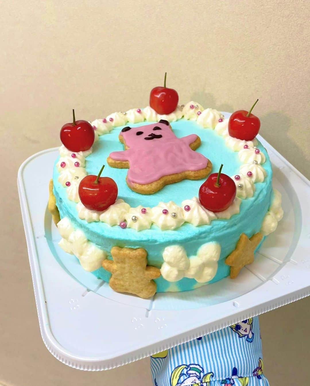 佐々木ほのかさんのインスタグラム写真 - (佐々木ほのかInstagram)「誕生日ケーキ作ったんよ〜✨✨✨ #ケーキ #happybirthday  #誕生日 #誕生日ケーキ #手作り」7月8日 21時43分 - honoka_sasaki_uug2ki