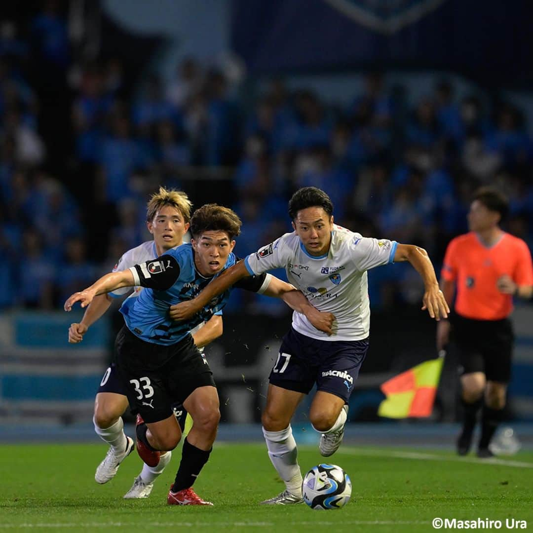 Goal Japanさんのインスタグラム写真 - (Goal JapanInstagram)「🐬 3発快勝で前半戦の借り返す ⚽ #山田新、#宮代大聖、#瀬川祐輔 のゴールで横浜FCを下した #川崎フロンターレ がリーグ戦 3試合ぶりの白星挙げる！(Photo: Masahiro Ura)  #soccer #football #meijiyasudaseimeijleague #jleague #kawasakifrontale #frontale #サッカー #フットボール #明治安田生命Jリーグ #Jリーグ #⚽」7月8日 21時45分 - goaljapan