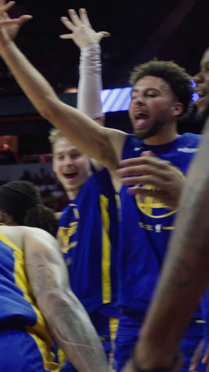 ゴールデンステート・ウォリアーズのインスタグラム：「Locked on the layup @guisantos_4」