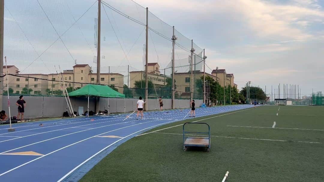 荻田大樹のインスタグラム：「. 【練習記録】  2023.7.4  14Steps 16.5  16.8 5m」