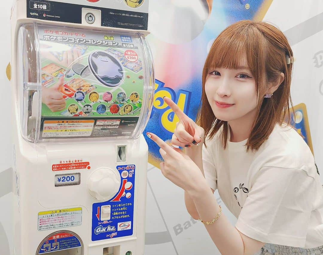 小田桐奈々さんのインスタグラム写真 - (小田桐奈々Instagram)「ポケモンコインコレクション 第3弾✨ ポケモンセンターオンラインでは既に販売開始してます！  ポケモンセンターでは7月10日(月)から取り扱い開始です！ ぜひガチャガチャと回してみて🥰  わぴはメタモン推し🥺 動画でコンプリートチャレンジしてるので見ーてねっ！  #ポケモン #ポケカ #ポケモンコイン」7月8日 14時45分 - odagirinana