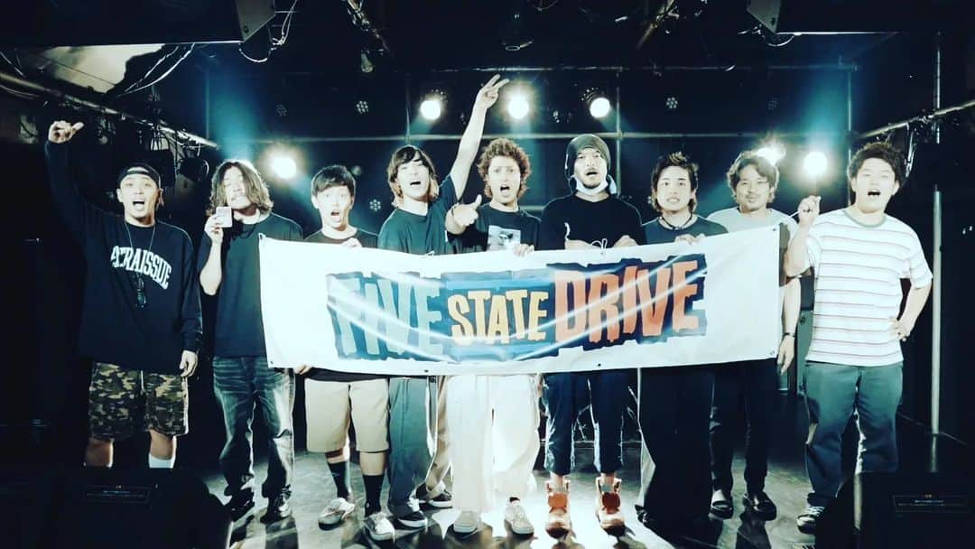 BUZZ THE BEARSのインスタグラム：「2023.07.07@豊橋club KNOT  "FIVE STATE DRIVE TOUR 2023"  FIVE STATE DRIVE BUZZ THE BEARS SHE'll SLEEP」