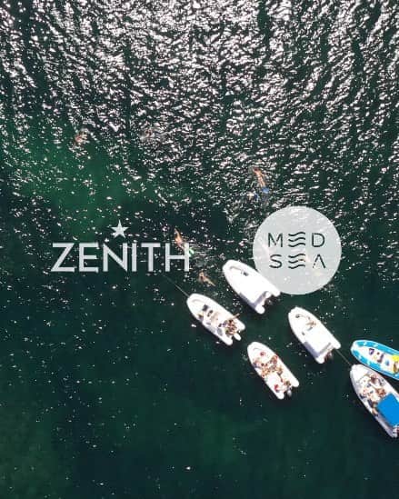 ゼニスのインスタグラム：「#Medsea: Bringing carbon-sequestering life back into the Mediterranean Sea with MEDSEA Foundation.」