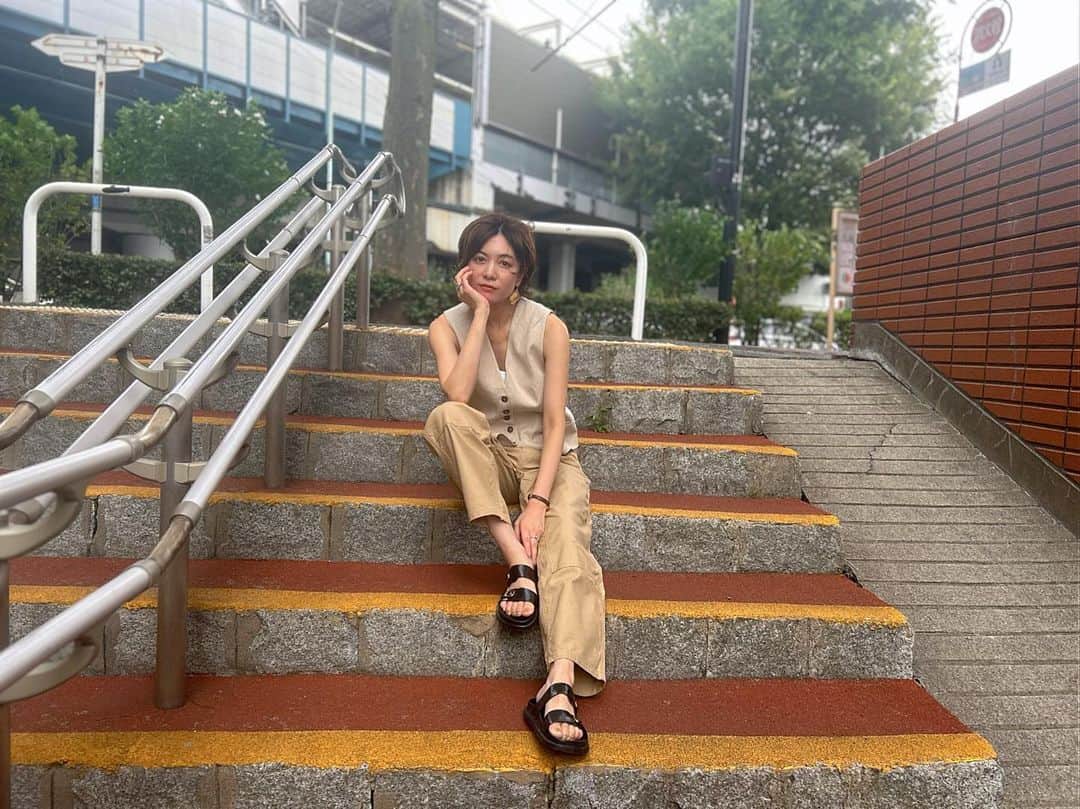 菅原沙樹さんのインスタグラム写真 - (菅原沙樹Instagram)「買ったらすぐ着たいタイプ。 #沙樹の装い」7月8日 17時35分 - saki313apo