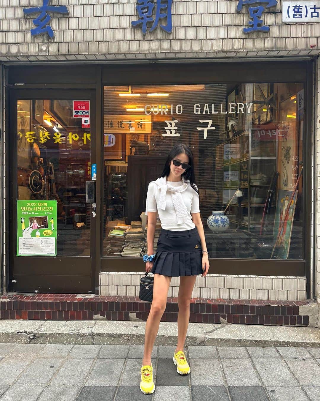 アイリーン・キムのインスタグラム：「인사동 나들이🌈 콩국수 기절🤭」