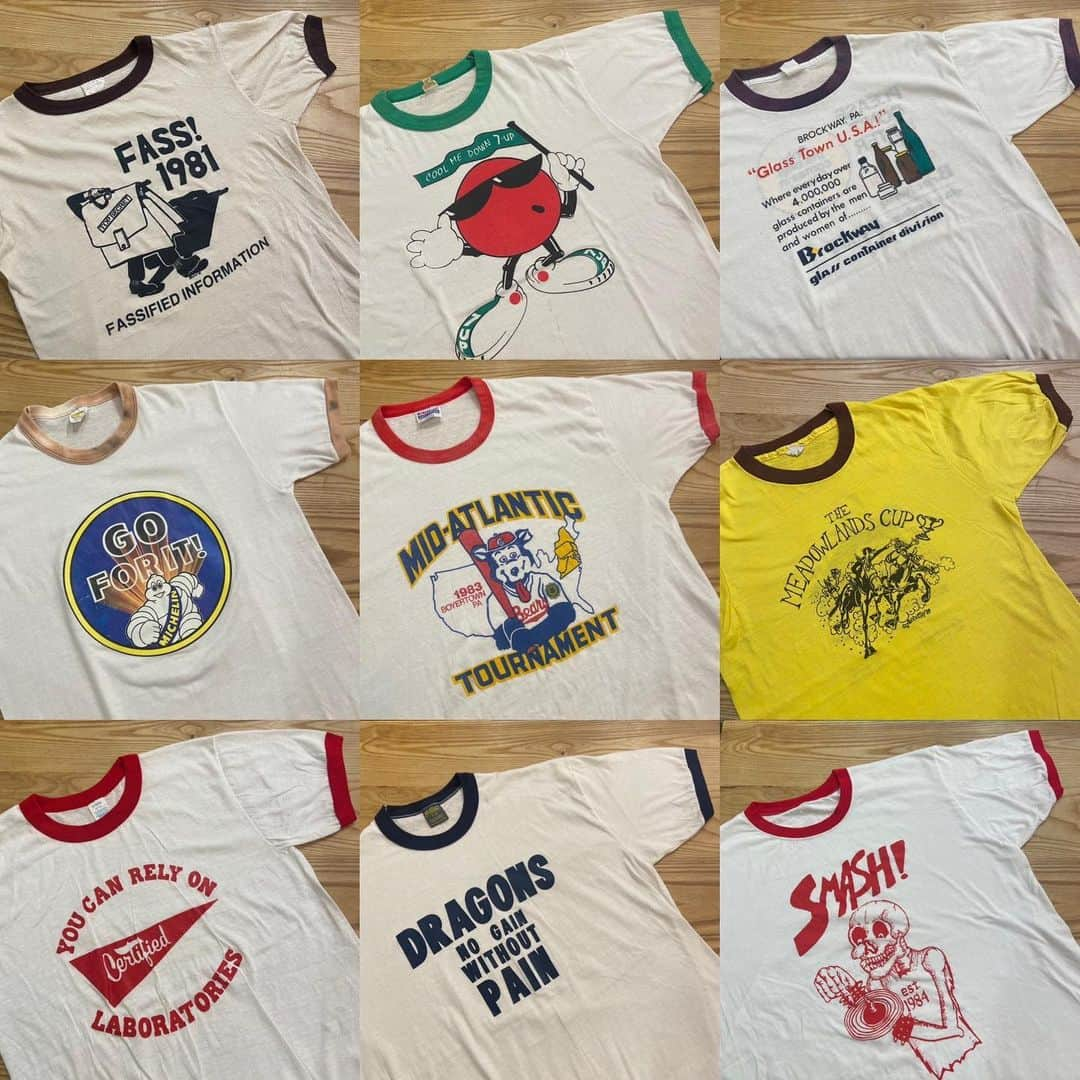 dracaenaさんのインスタグラム写真 - (dracaenaInstagram)「New Arrivals  "Ringer T-shirts"  INSTAGRAM @dracaena_kichijoji  #Dracaena_Kichijoji #DracaenaKichijoji #DracaenaNorth  #dracaena  #VintageShop  #Vintage  #Kichijoji  #吉祥寺 #古着屋 #ドラセナ吉祥寺 #ドラセナ  #井の頭公園 #七井橋通り  #ヴィンテージショップ #ヴィンテージ #古着 #🇺🇸 #🇨🇦 #🇯🇵  #unitedstates  #canada  #buyingtrip」7月8日 18時50分 - dracaena_kichijoji