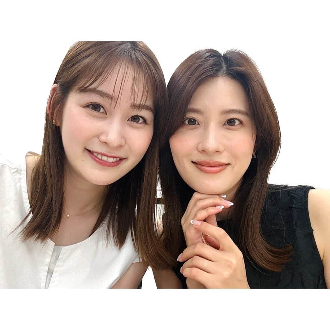 岩田絵里奈さんのインスタグラム写真 - (岩田絵里奈Instagram)「昨日、会社でたまたま会えました☺️  #🤍🖤 #ちなみに郡司さんの付けているリップは私の🎁のリップ☺︎ #郡司恭子 #岩田絵里奈」7月8日 19時45分 - erina_iwata