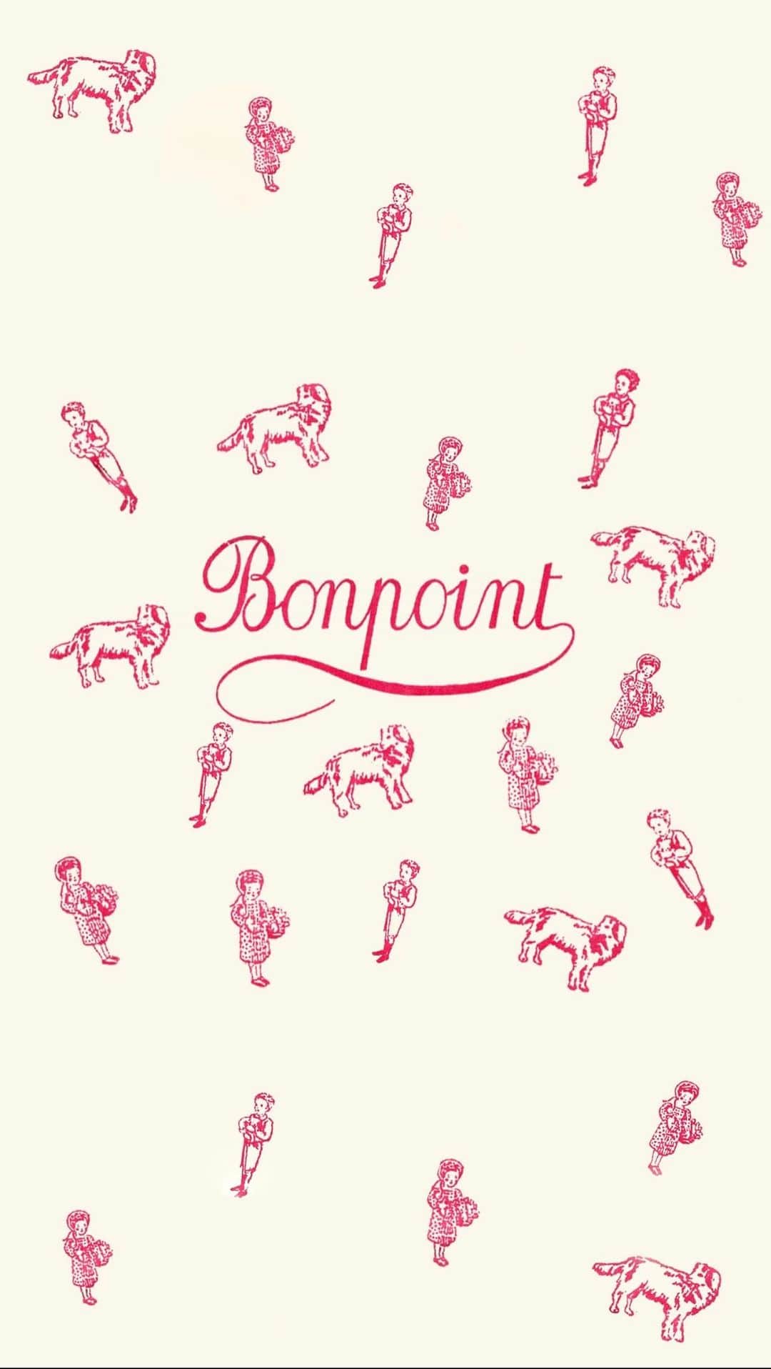 bonpointのインスタグラム：「New Bonpoint Pre-Collection 23 | Our exclusive vintage print introduces a little boy, a little girl and their dog Aimée. Full of playfulness, the days are spent picking cherries in trees and playing catch with Aimée. ​  #Bonpoint #NewCollection」