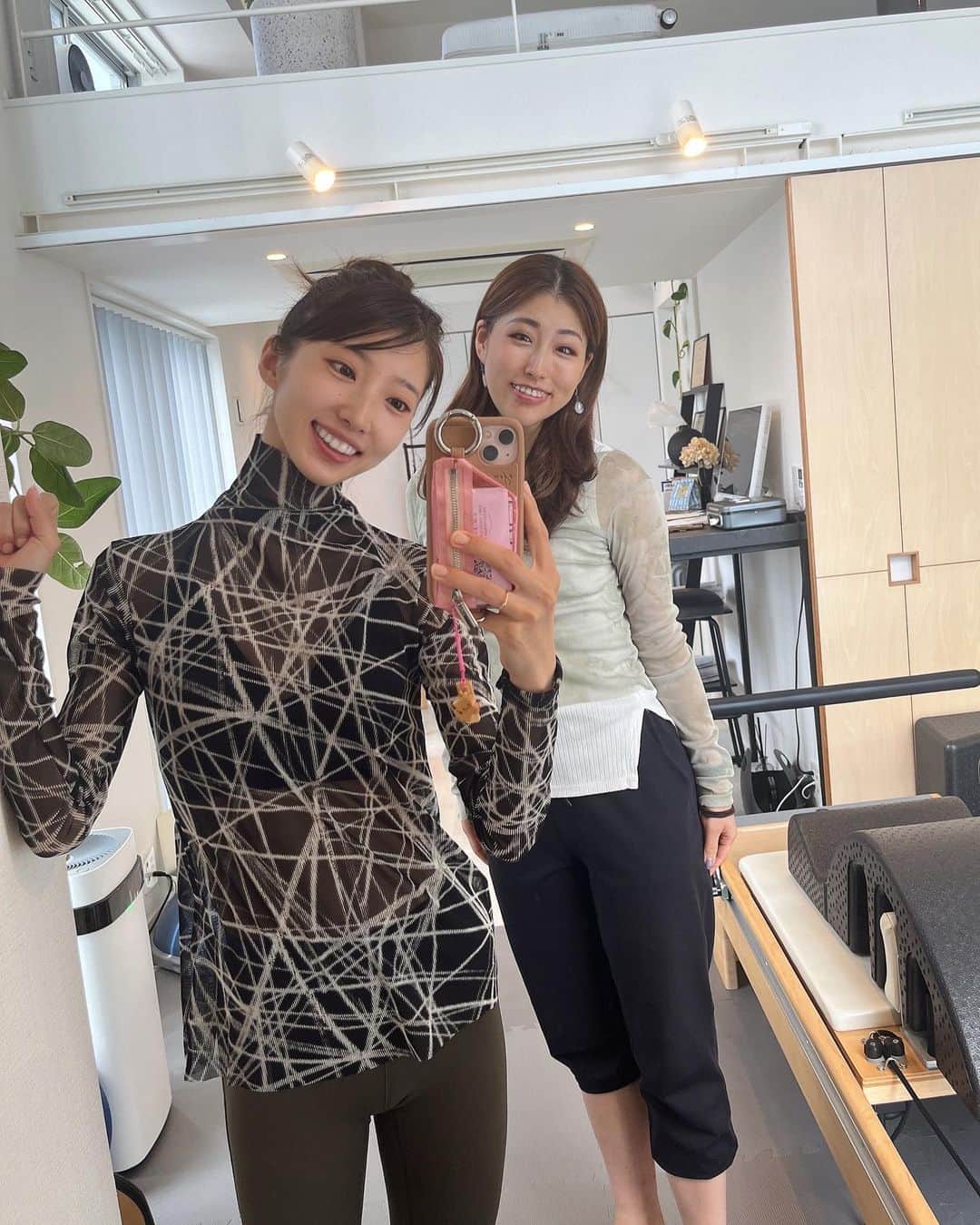 飯島望未さんのインスタグラム写真 - (飯島望未Instagram)「Pilates day @fil_pilates_yamuna @sawami_yamashita   Wearing @unoa08 arm foundation.」7月8日 20時07分 - nozo0806