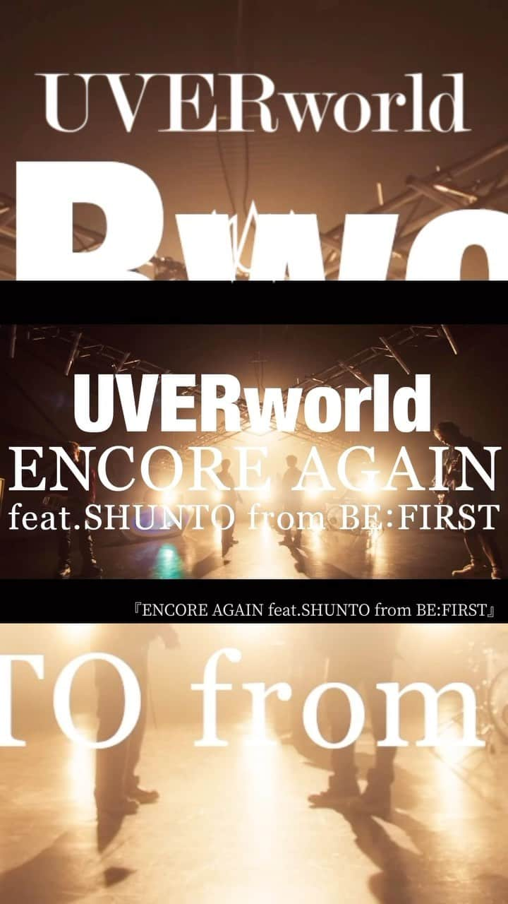 UVERworld【公式】のインスタグラム：「「ENCORE AGAIN (feat.SHUNTO from BE:FIRST)」 ⁡ 7/19 Release New Album「ENIGMASIS」収録曲  #uverworld  #enigmasis #shunto #encoreagain」