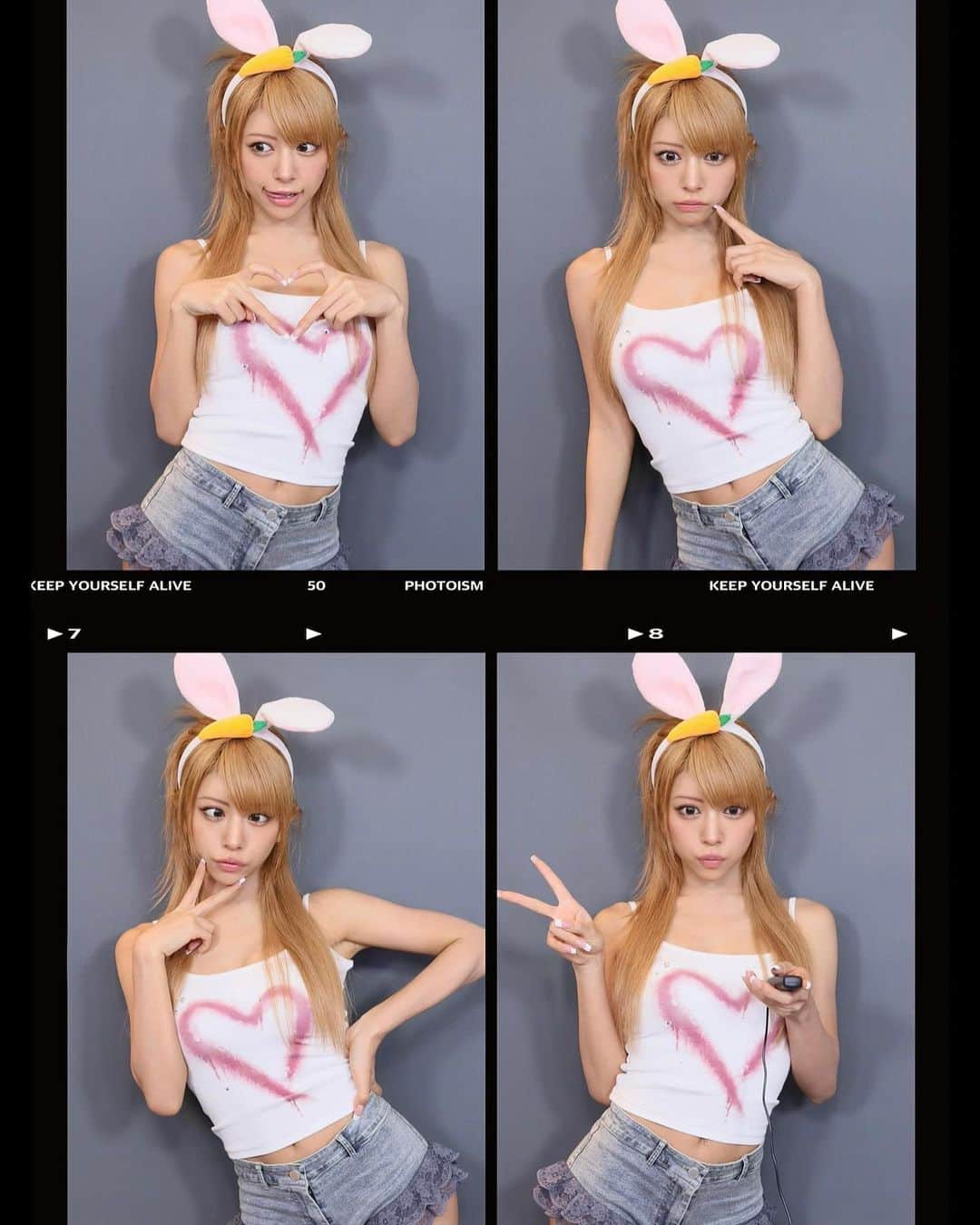 華のインスタグラム：「🐰」
