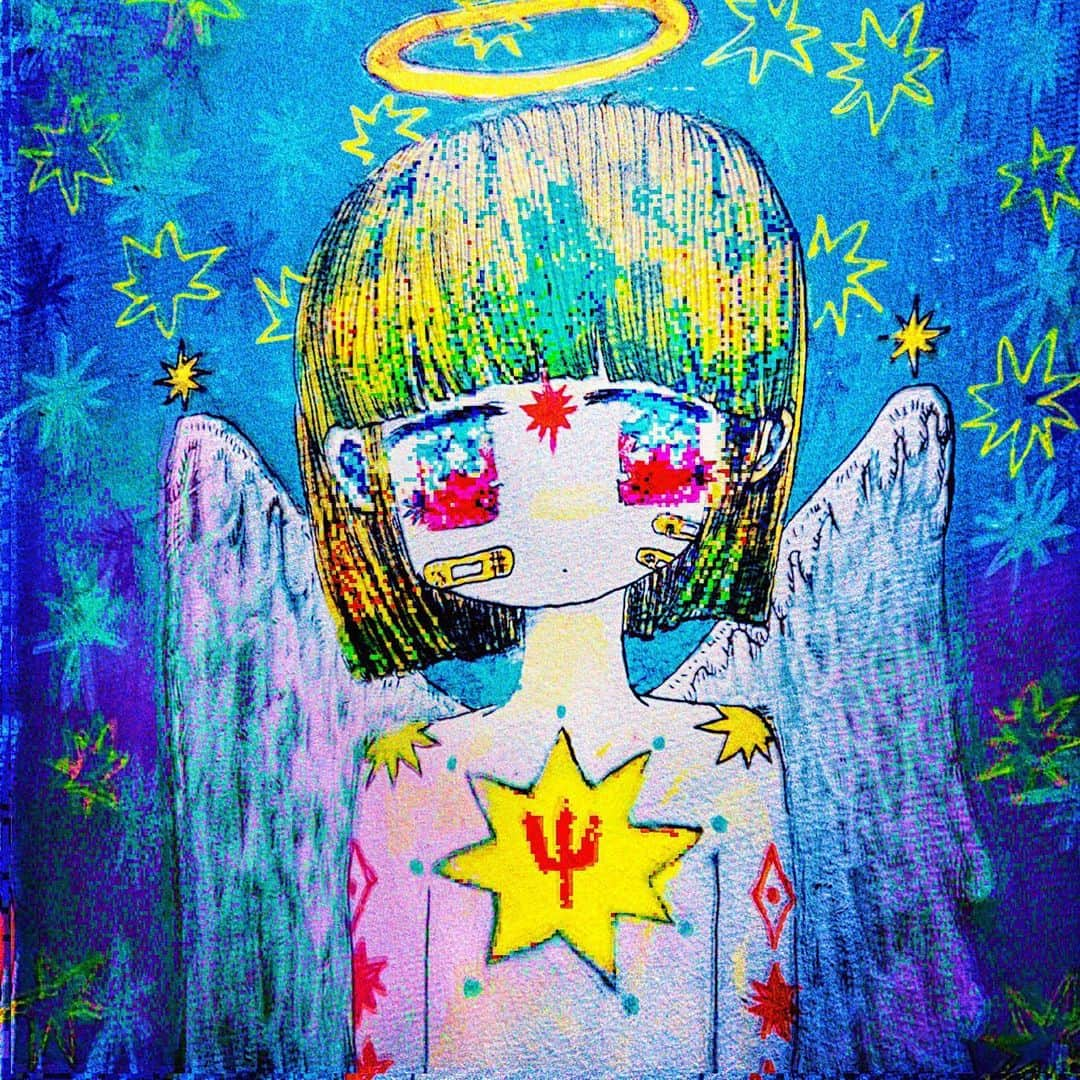 DAOKOさんのインスタグラム写真 - (DAOKOInstagram)「✰✰✰ ᛚᛟᚢᛖ #illustration」7月9日 5時53分 - daoko_official