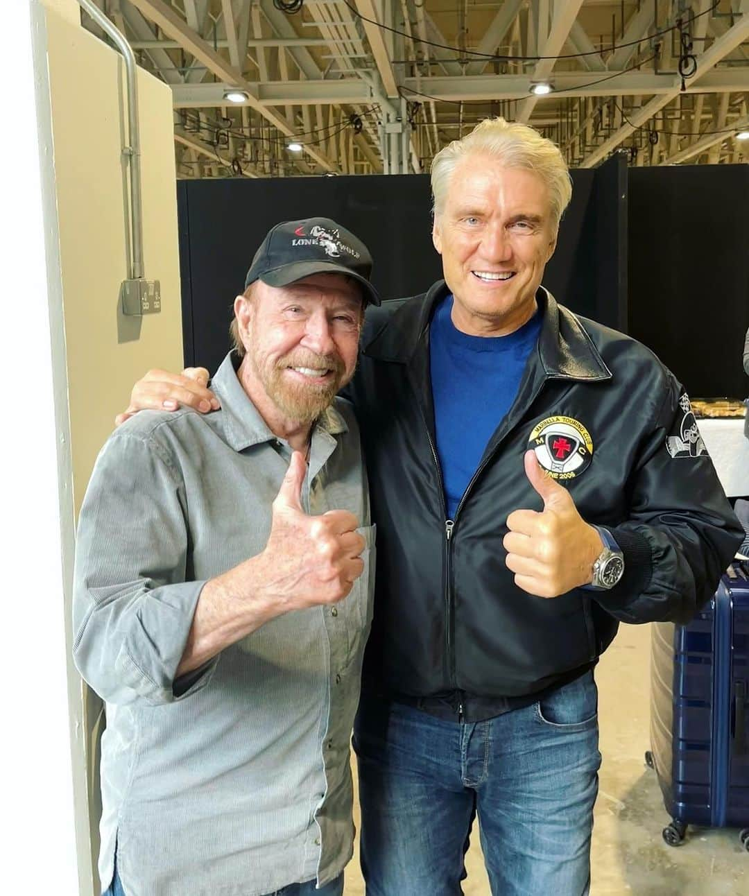 ドルフ・ラングレンさんのインスタグラム写真 - (ドルフ・ラングレンInstagram)「Haven’t seen Chuck Norris since Expendables 2. He was one of my great inspirations to get into karate. What a gracious and classy representative of the martial arts.🙏 Also fun seeing Danny Trejo and Temuera Morrison - two real tough guys. 👊」7月9日 6時01分 - dolphlundgren