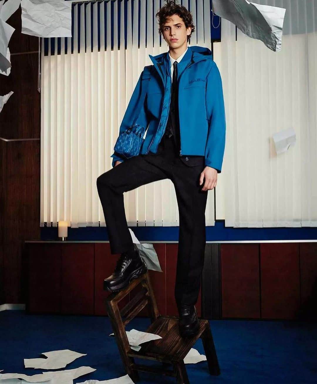 IMG Modelsさんのインスタグラム写真 - (IMG ModelsInstagram)「Peace in Chaos. ☮️ @hedi.bentekaya unveils #LouisVuitton (@louisvuitton)’s #Fall24 #menswear collection. #IMGmodels」7月9日 6時45分 - imgmodels
