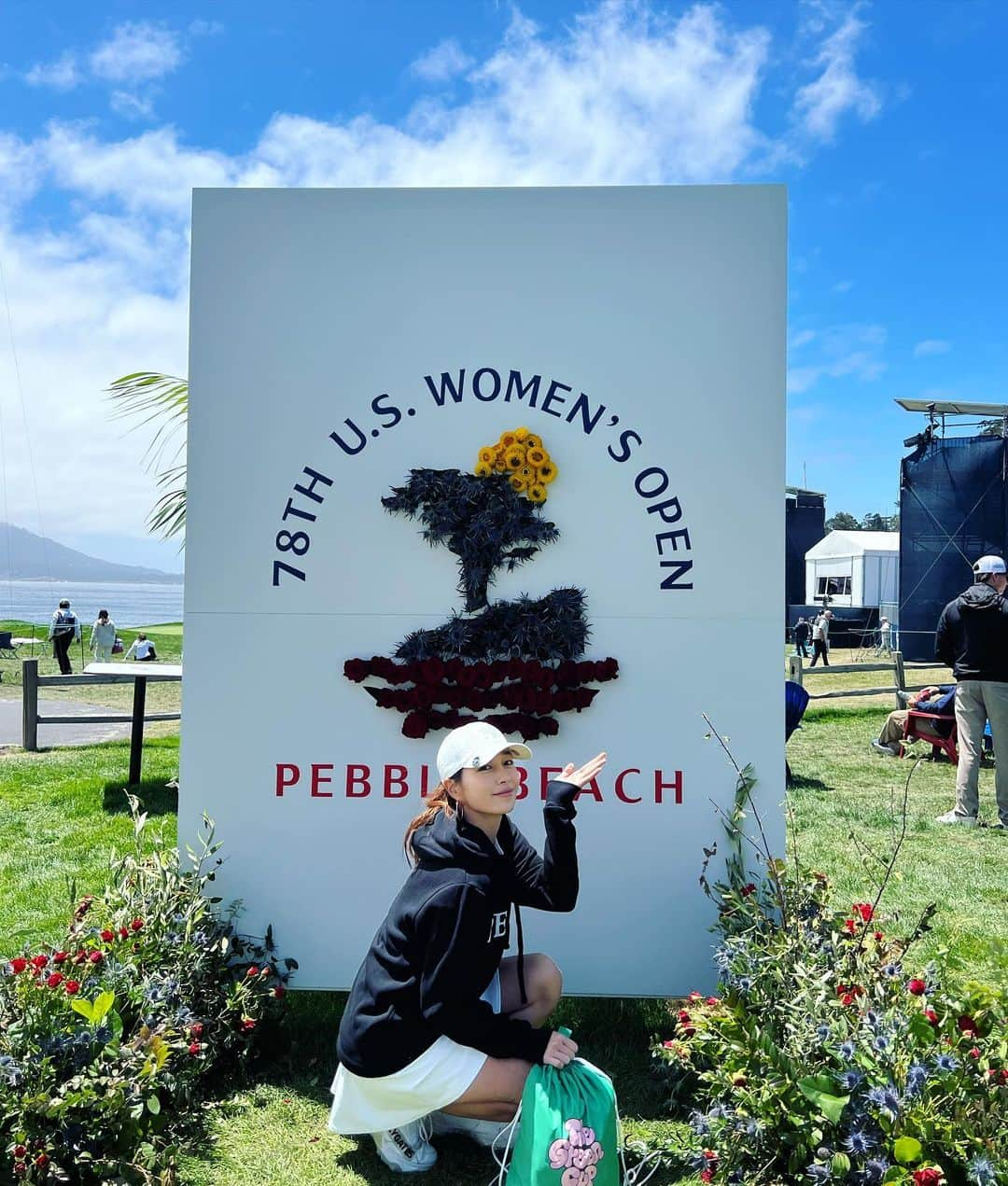 イ・ミンジョンのインスタグラム：「#USwomensopen #pebblebeach」