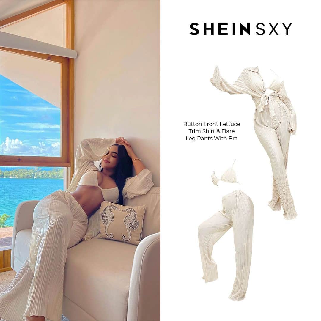 SHEINのインスタグラム：「Heat up your vacay everywhere you go in snatched & SXY styles that embrace your curves🔥🔥🔥  🔎11757047 14523843 16078332  #SHEINSXY」