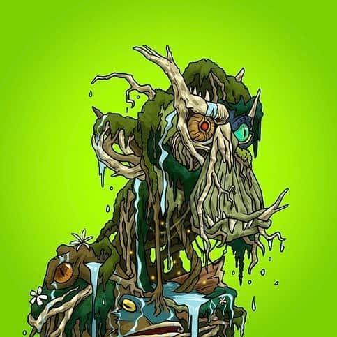 Interior123.com のインスタグラム：「MAYC #9209 Mega Swamp 🐸」