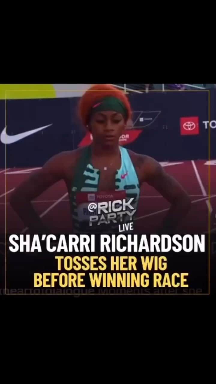 クラウディア・ジョーダンのインスタグラム：「I’m so rooting for this woman! She has finally won a major title and I’m here for it! You don’t need those wigs girl!! You need that gold that you deserve and got! I love to witness a triumph/ come back story! Congrats @carririchardson_ !!! 🔥🔥🔥」