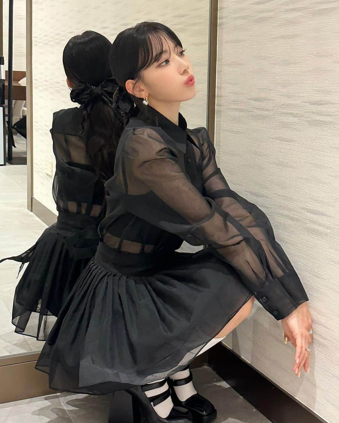 宮脇咲良さんのインスタグラム写真 - (宮脇咲良Instagram)「🖤」7月8日 23時14分 - 39saku_chan