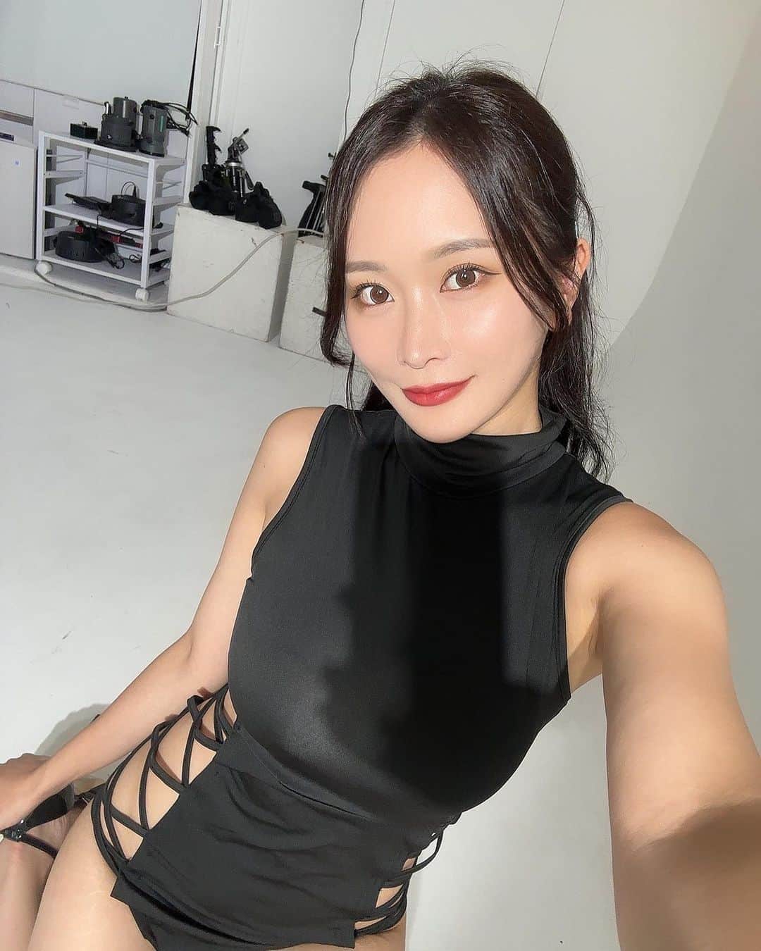 福江菜々華のインスタグラム：「撮影会ありがとうございました🖤」