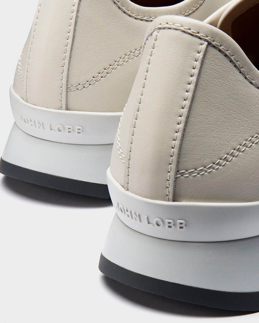 ジョンロブのインスタグラム：「Elevating casual wear, Foundry II, the new iteration of the beloved trainer reinstates John Lobb’s assurance of offering the most versatile and desirable footwear. . #johnlobb」