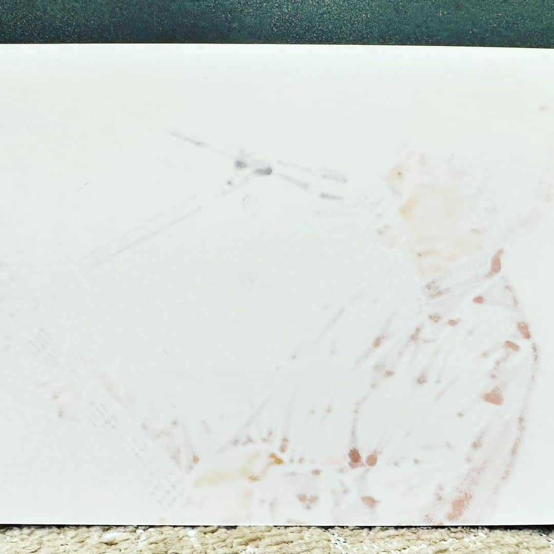 小渕健太郎さんのインスタグラム写真 - (小渕健太郎Instagram)「髪の毛一本、ギターの弦1本まで 心を込めてくれたんだろうなぁと 何度見ても、感動します。 裏に透けたペンのインクが、手書きの証。  宝物。  #田村大#daitamura #イラストレーター#イラストレーション#illustration #art」7月9日 0時32分 - kobukuro_kobuchi_official