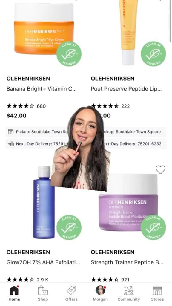 ウラヘンリクセンのインスタグラム：「MARK YOUR CALENDARS! Thursday, July 13 get 25% off all OLEHENRIKSEN skincare @sephora and @sephoracanada! Get your shopping list ready with your skincare favorites.」