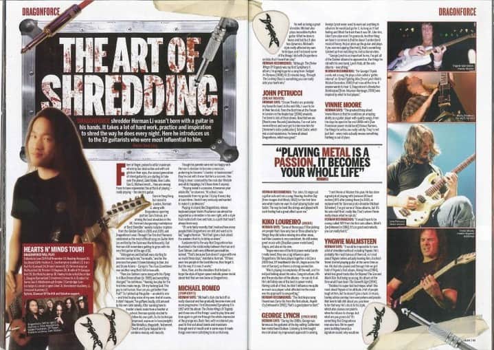 ハーマン・リさんのインスタグラム写真 - (ハーマン・リInstagram)「From a Nov 2009 issue of Metal Hammer - just a few of the many guitarists who have inspired me!」7月9日 2時55分 - hermanli